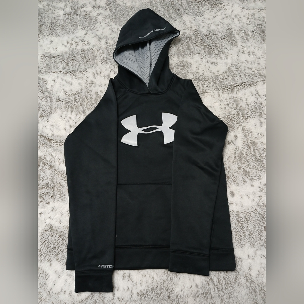 Under Armour Gray and Black Athletic Hoodie